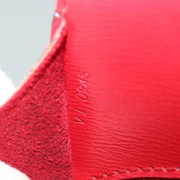 LOUIS VUITTON Epi Cluny Shoulder Bag Red M52257 LV Auth 81583 - Picture 12 of 16